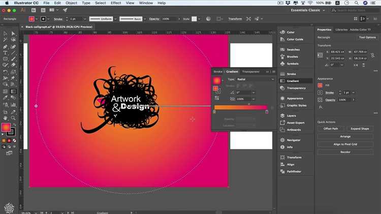 Using Illustrator's shape tools to form the foundation of your 3D background