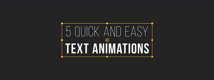 Create 5 Awesome Text Animations in After Effects