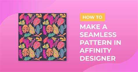 Create A Pattern Fill with Affinity Designer