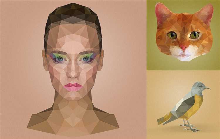 Create low-poly art in Photoshop