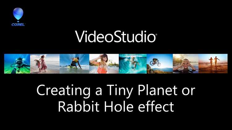 Creating Tiny Planet Effects in VideoStudio
