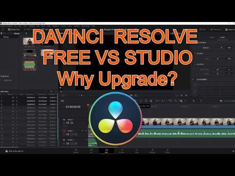 DaVinci Resolve Free vs Resolve Studio: What are the Differences?