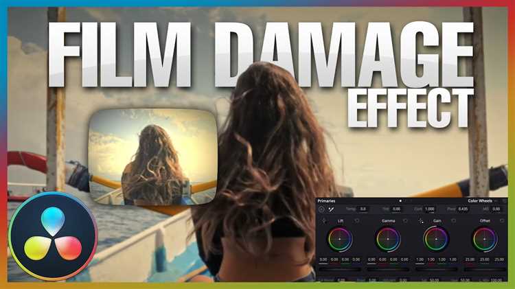 DaVinci Resolve’s Lens Reflections and Film Damage FX