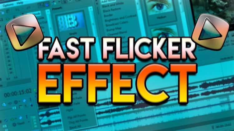 Fast Flicker Effect in Sony Vegas Pro