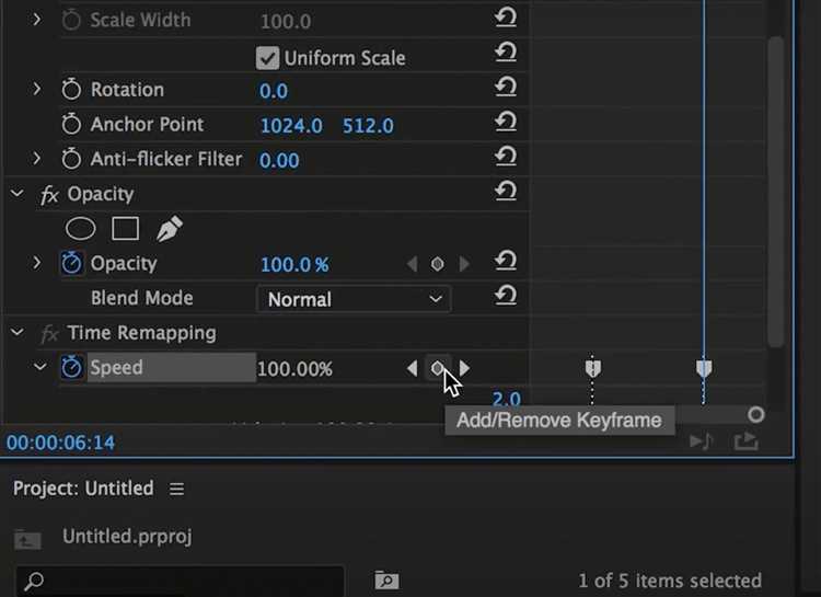 Adjusting Speed and Frame Rate in Premiere Pro