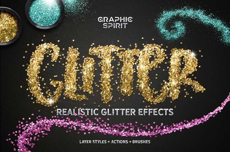 Step 3: Applying Glitter Effect