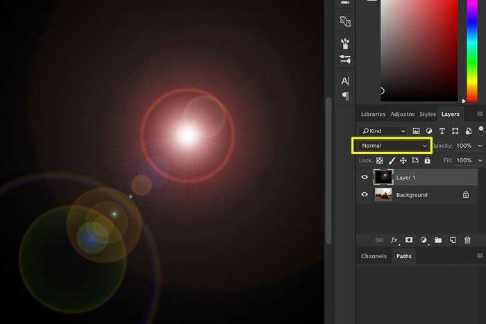 Creating Lens Flares Manually