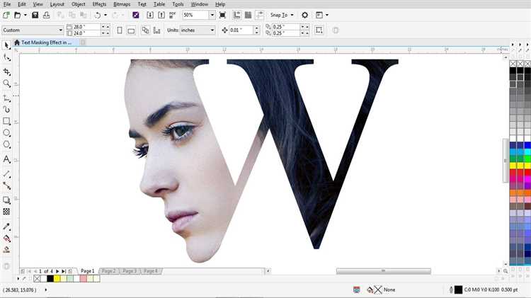 How to BEST Use Image Text Masking Effect in CorelDraw