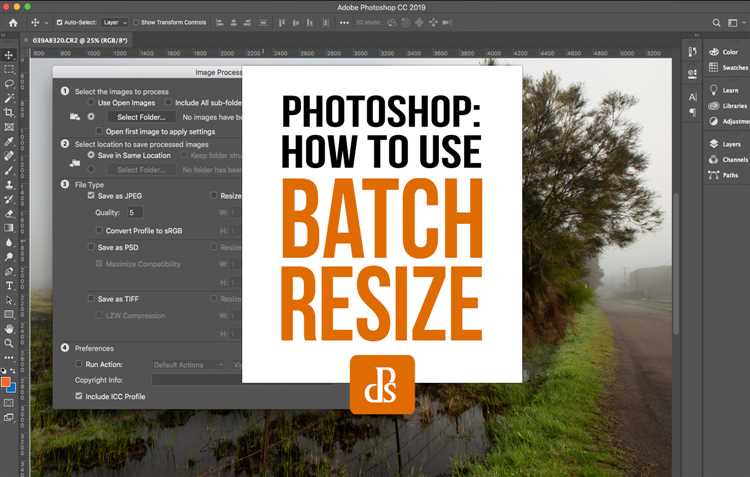 How to Bulk Resize Images In Photoshop