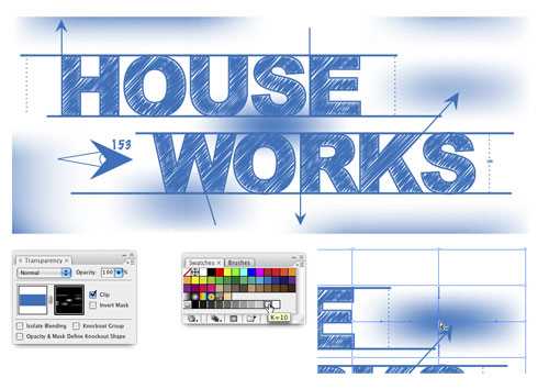 How to Create a Blueprint Text Effect in Adobe Illustrator