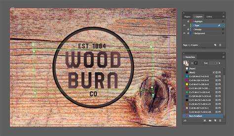 Understanding Burnt Wood Text Effect