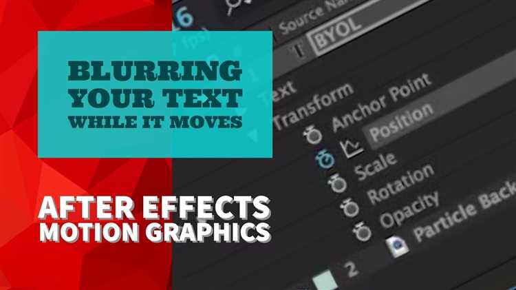 Step 4: Adjusting Blur Settings