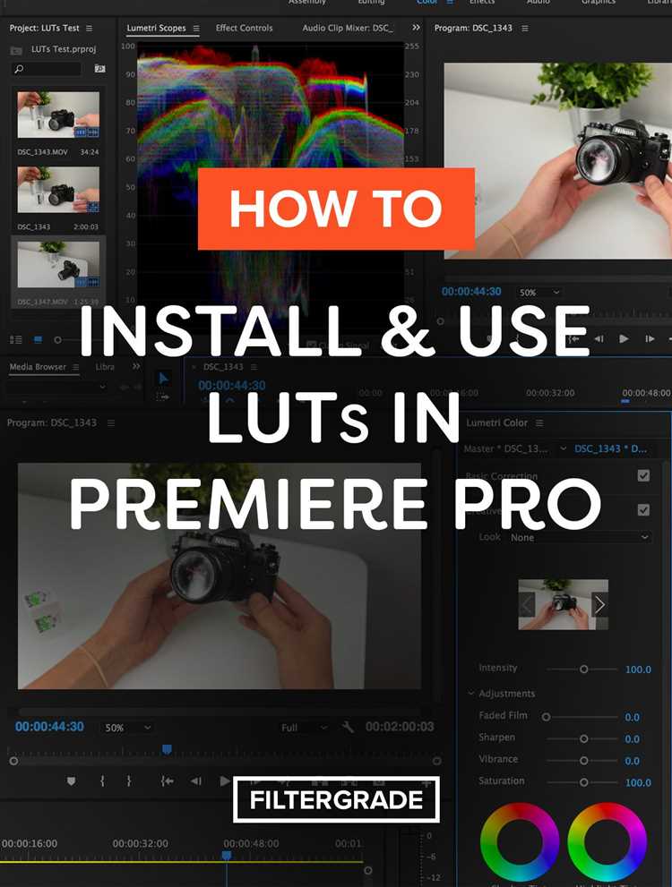 Benefits of Using LUTs in Premiere Pro