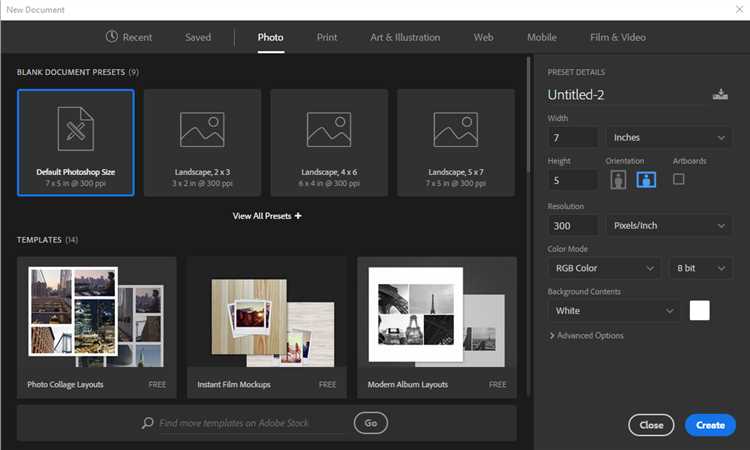 How to Create New Documents in Photoshop