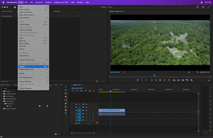 How to Crop a Video in Adobe Premiere Pro