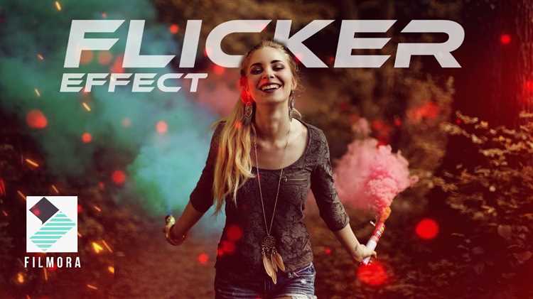 How to do Flicker Effect in Filmora