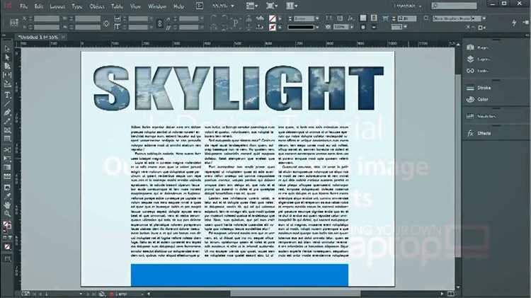 How to Fill Text With an Image in Adobe InDesign