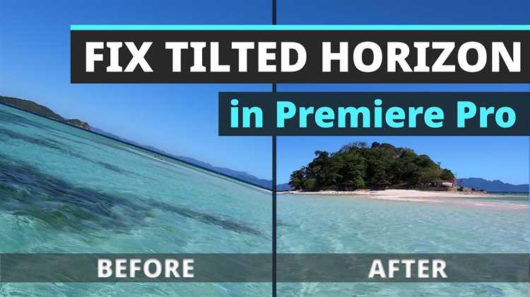 How to Fix Crooked Horizon in Premiere Pro