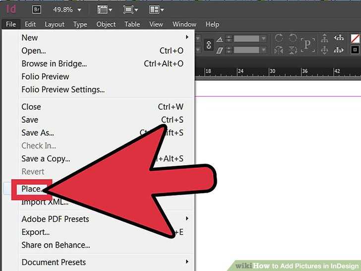 How to Insert an Image in InDesign