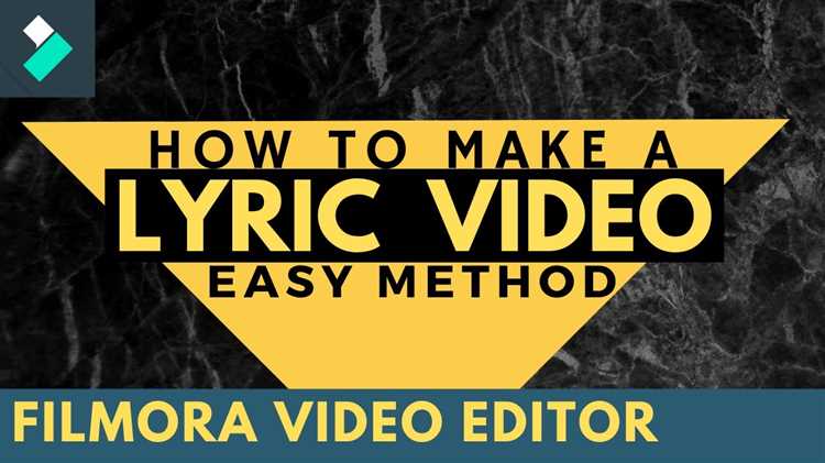 How To Make Lyrics Video In Filmora