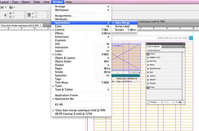 How to Use Data Merge in InDesign