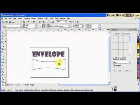 Overview of Envelope Tool in CorelDraw