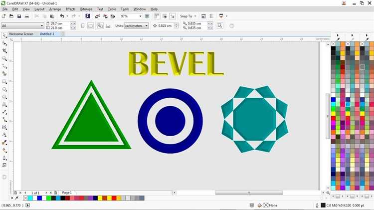 How to Use Lens, Texture, Plastic, Bevel Effects in CorelDraw