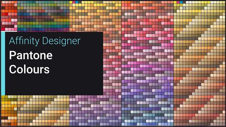 How To Use Pantone Colors In Affinity Designer