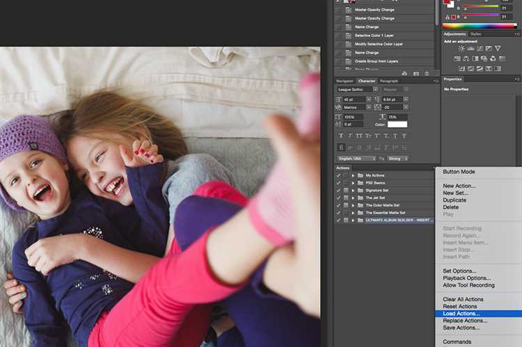 How to Use Photoshop Actions