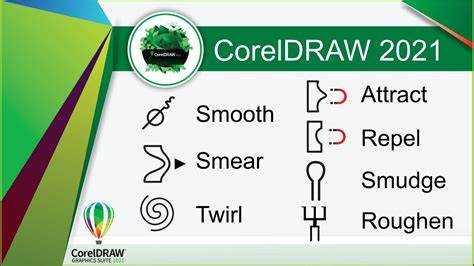 How to Use Smear, Twirl, Roughen, Smooth Tool in CorelDraw