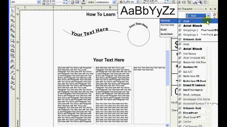 How to Use Text Tool & Complete Property in CorelDraw