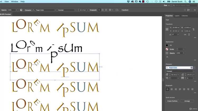 How to Use the Touch Type Tool in Adobe Illustrator