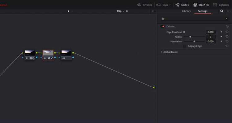 Methods for Debanding Your Footage in DaVinci Resolve