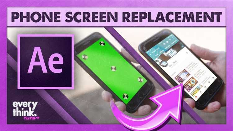 Screen Replacement (Screen Tracking) in After Effects