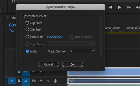 Synchronize Audio In Premiere Pro