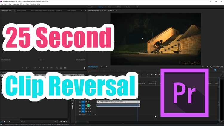 Tutorial: How to Reverse a Clip in Adobe Premiere Pro CC