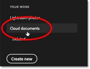 Work Anywhere with Cloud Documents in Photoshop